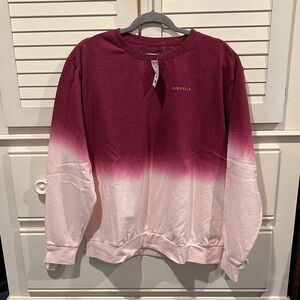 Pink Ombré Ivory Ella Sweatshirt